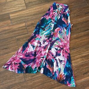 EUC Cupio Tropical Beach Coverup Dress